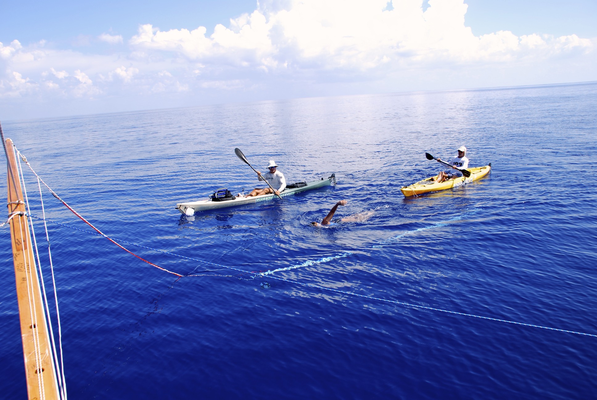 Diana Nyad swimming to Cuba