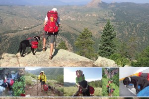 Trevor Thomas hikes Colorado trail