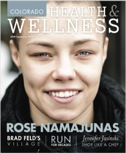 Rose Namajunas Colorado Health & Wellness magazine