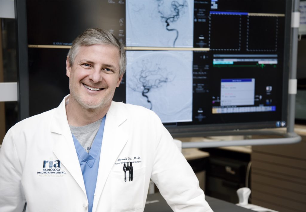 Dr. Don Frei, a neurointerventional radiologist