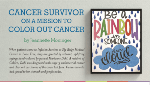 Cancer Survivor on a Mission to Color Out Cancer